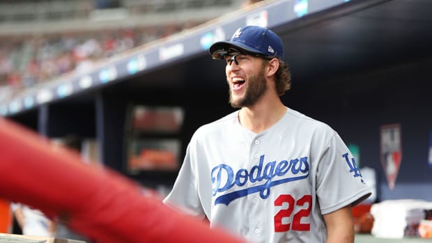 Clayton Kershaw smiling
